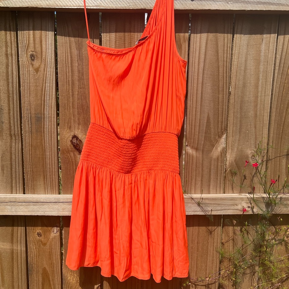 Ramy Brook Red One-Shoulder Dress